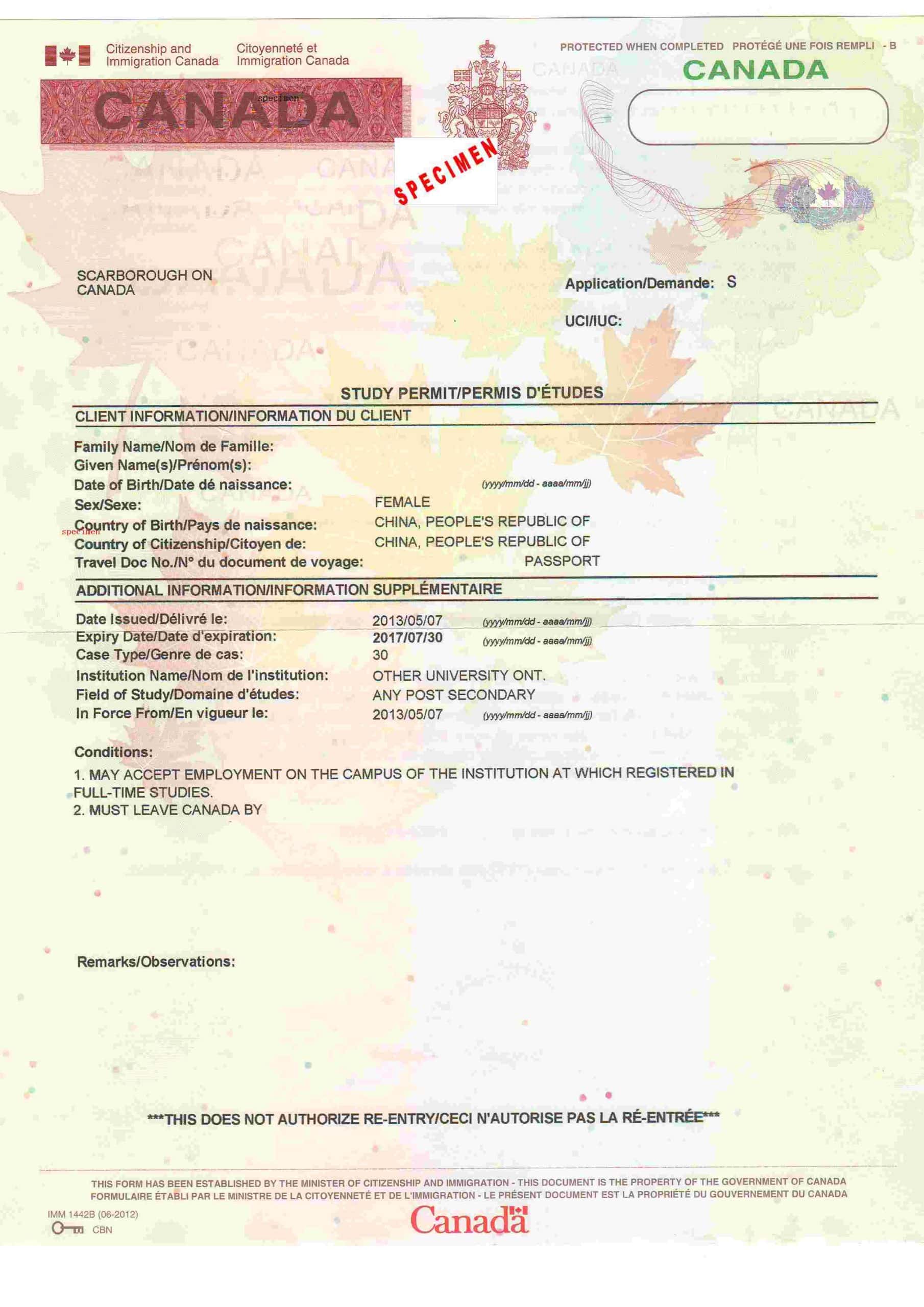 Travailler au Canada sans permis de travail Les étudiants étrangers ...